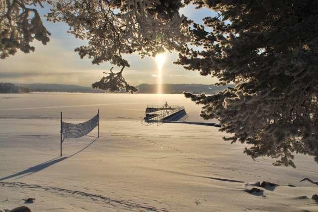 Leksand Strand Camping Och Resort Esterno foto